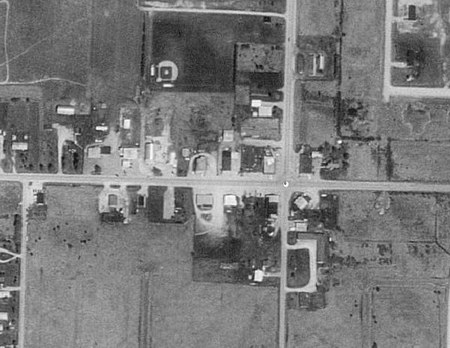 Paul Bunyan Drive-In Theatre - Aerial (newer photo)